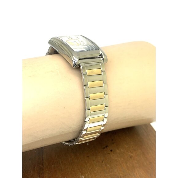 Timex Women\'s Watch TW2U44200 Quartz Two Tone Steel Expansion Band Tank 21mm main image 3